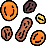 Džiovinti vaisiai ir uogos